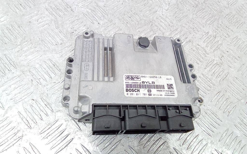 блок управления двигателем Ford Focus 2 поколение 2007, 1.6 л., дизель, 8M51-12A650-LB