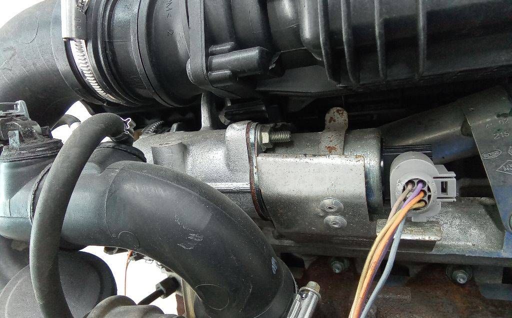 клапан EGR Renault Clio 2 поколение [рестайлинг] 2003, 1.5 л., дизель, МКПП