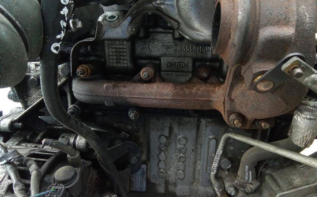 коллектор выпускной Peugeot 207 1 поколение 2009, 1.6 л., дизель, МКПП