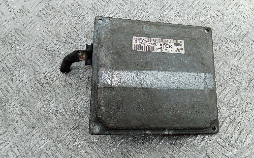 блок управления двигателем Ford Fiesta 5 поколение 2007, 1.3 л., бензин, МКПП, 6S61-12A650-SB
