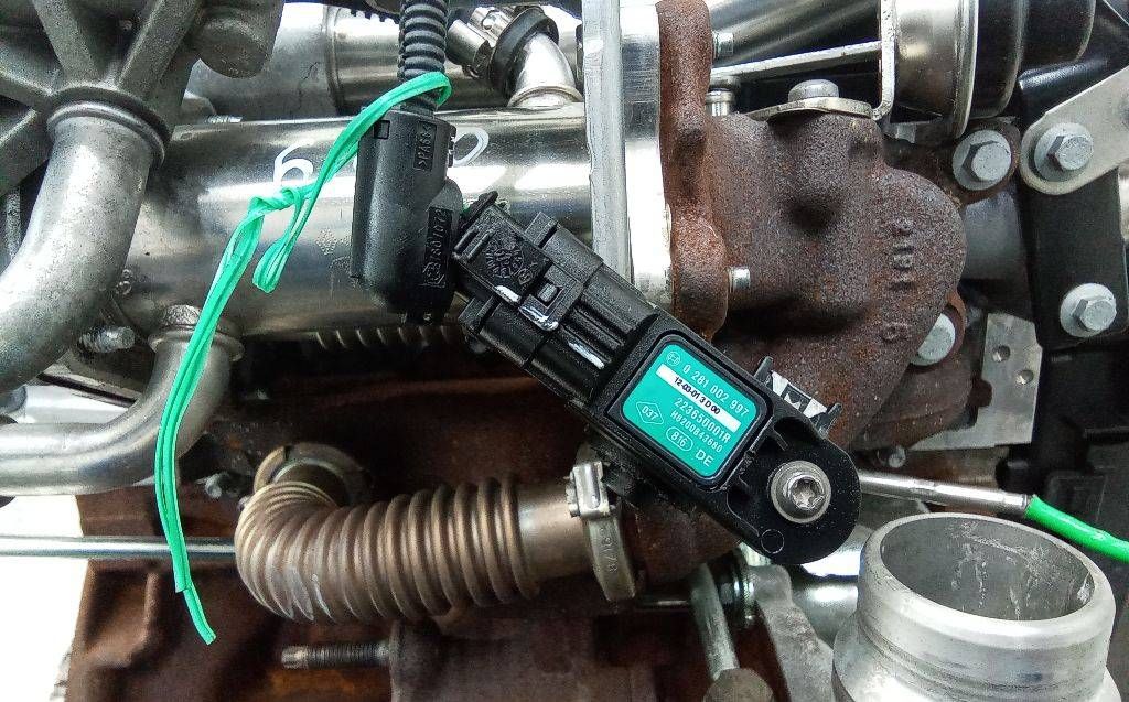 датчик абсолютного давления Renault Duster 1 поколение 2011, 1.5 л., дизель, МКПП, 0281002997