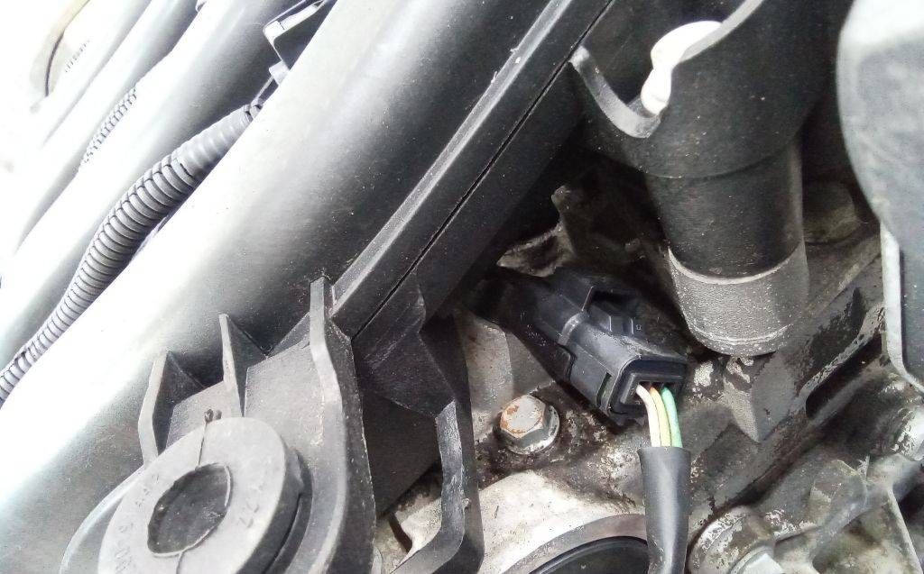 датчик распредвала Renault Megane 2 поколение 2005, 1.6 л., бензин, МКПП