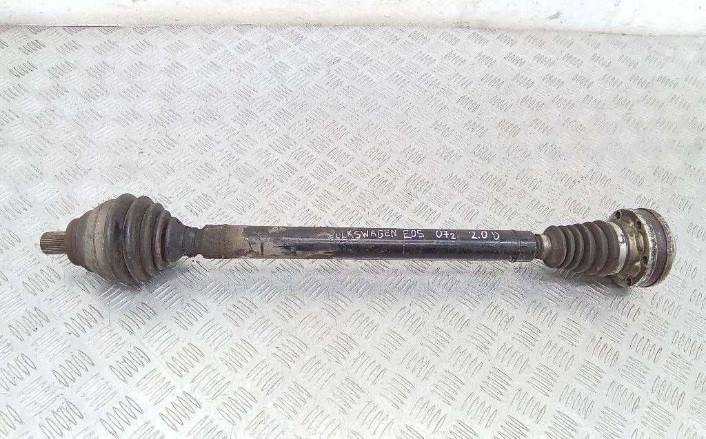 полуось передняя правая (приводной вал, ШРУС) Volkswagen Eos 1 поколение 2007, 2.0 л., дизель