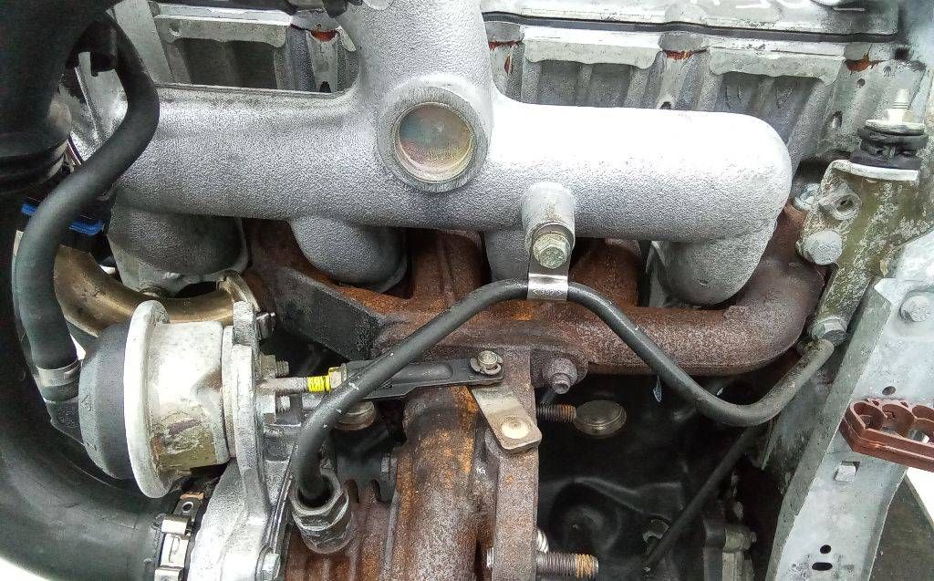 коллектор выпускной Renault Megane 1 поколение [рестайлинг] 2001, 1.9 л., дизель, МКПП, 8200145092