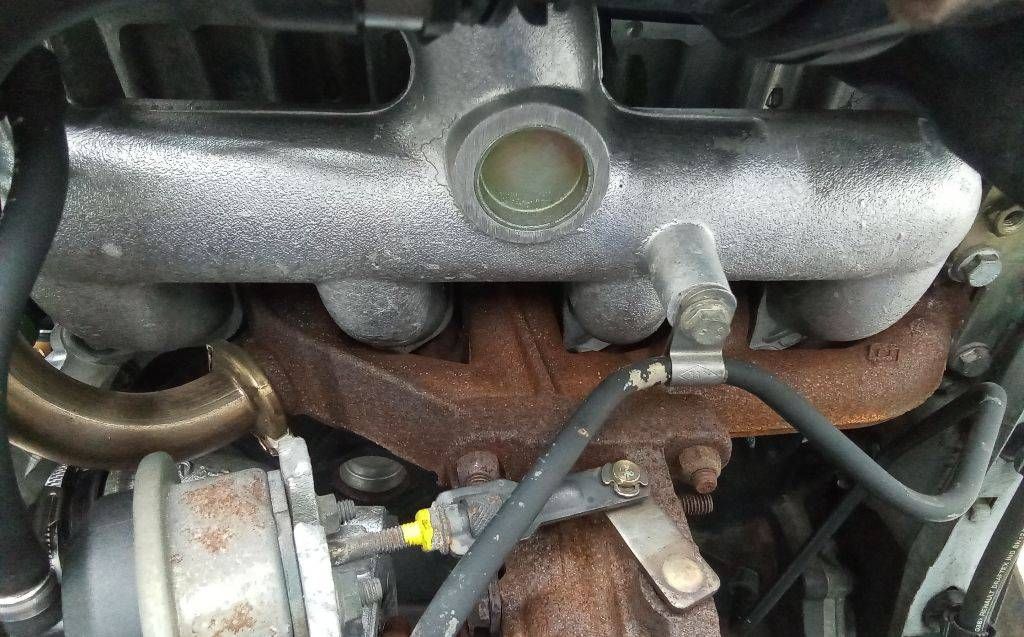 коллектор выпускной Renault Scenic 1 поколение [рестайлинг] 2001, 1.9 л., дизель, МКПП