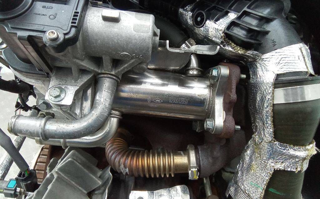 охладитель EGR / Радиатор EGR Renault Clio 3 поколение [рестайлинг] 2012, 1.5 л., дизель, МКПП, 8200912059