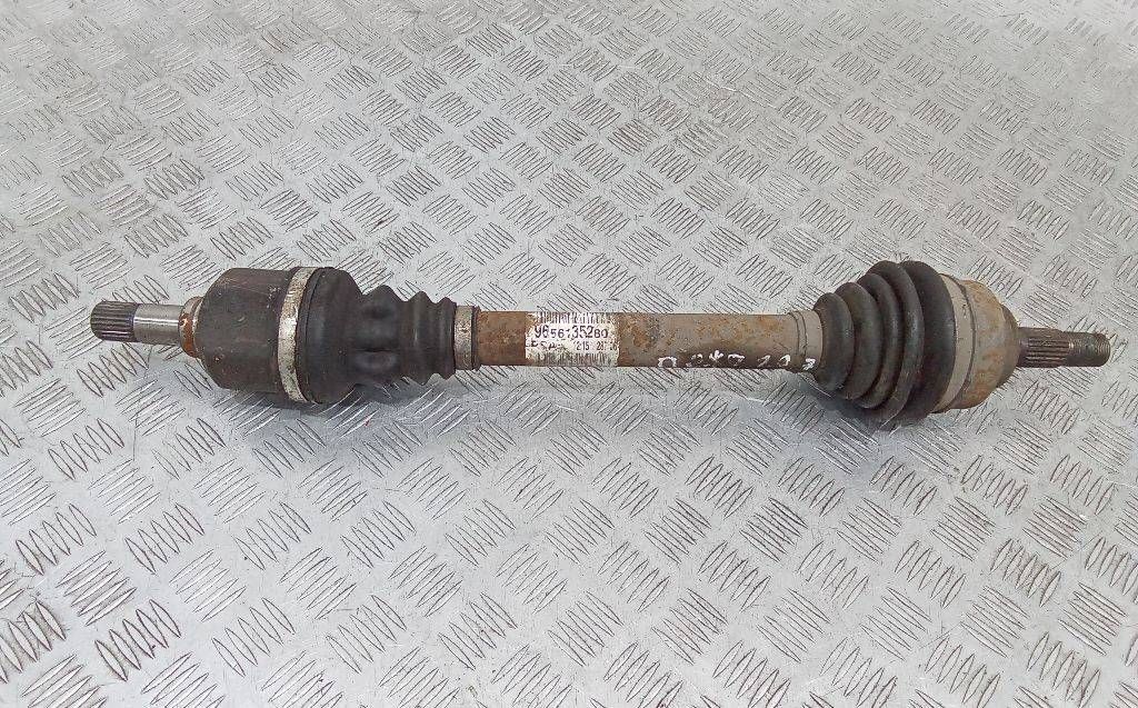 полуось передняя левая (приводной вал, ШРУС) Peugeot 207 1 поколение 2006, 9656135280