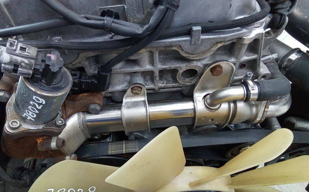 охладитель EGR / Радиатор EGR SsangYong Rexton 1 поколение [рестайлинг] 2007, 2.7 л., дизель, A6651400470