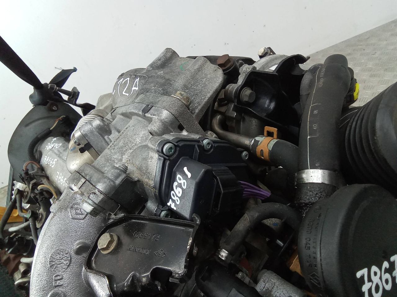клапан EGR Renault Megane 2 поколение 2005, 1.9 л., дизель, МКПП