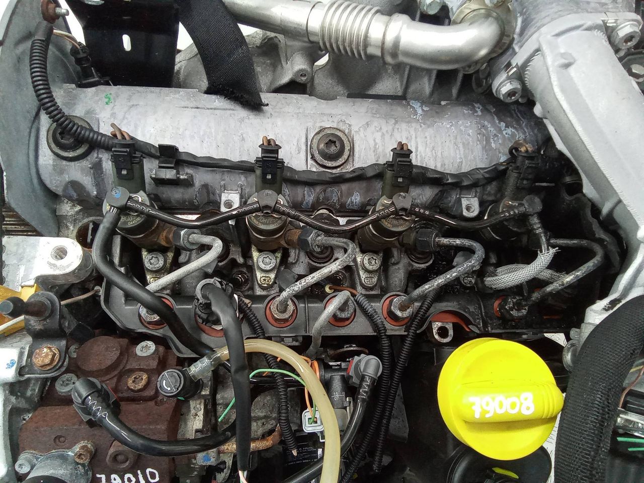 топливная рампа Renault Megane 2 поколение [рестайлинг] 2007, 1.9 л., дизель