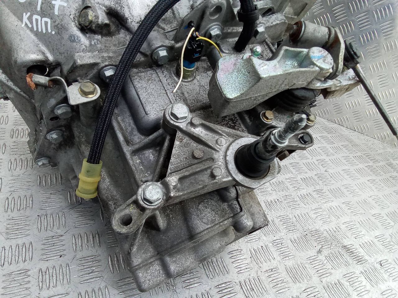 кронштейн КПП Renault Scenic 2 поколение [рестайлинг] 2008, 1.9 л., дизель, МКПП, 8200072522