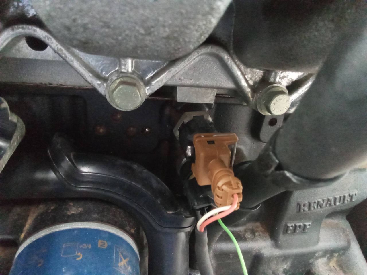 датчик детонации Renault Clio 2 поколение [2-й рестайлинг] 2007, 1.4 л., бензин, МКПП