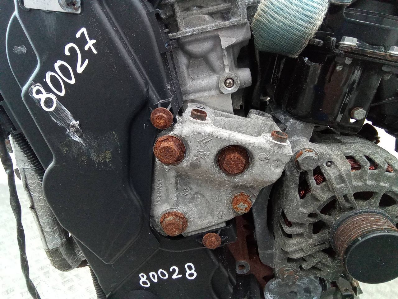 кронштейн двигателя Citroen C5 2 поколение 2009, 2.0 л., дизель, МКПП, 9682417480
