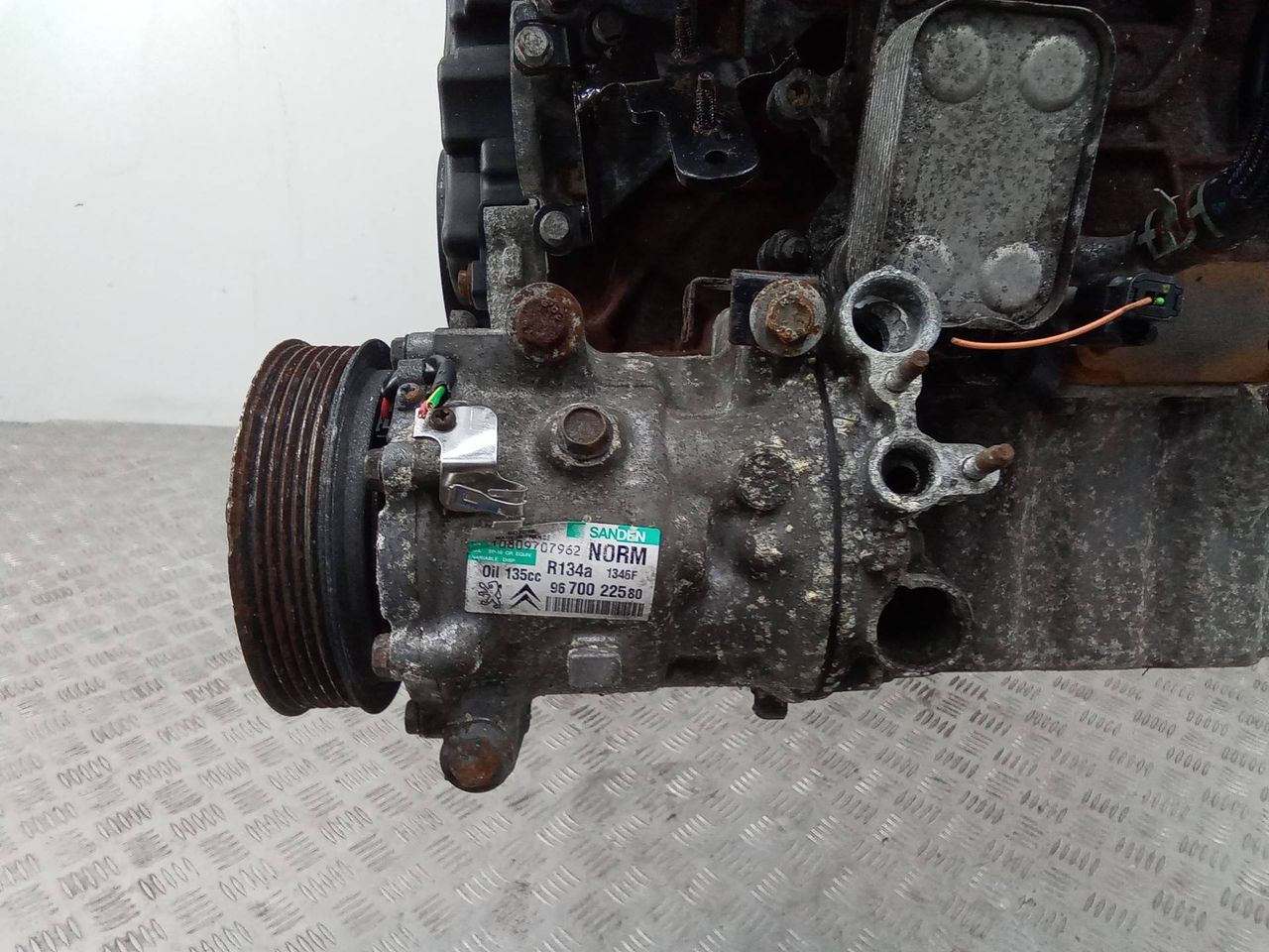 компрессор кондиционера Citroen C5 2 поколение 2009, 2.0 л., дизель, МКПП, 9670022580