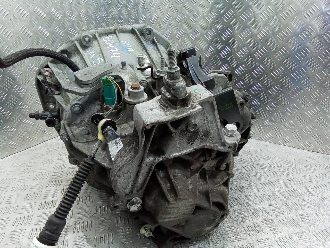 кронштейн КПП Renault Laguna 3 поколение 2007, 2.0 л., дизель, МКПП, 112470006N