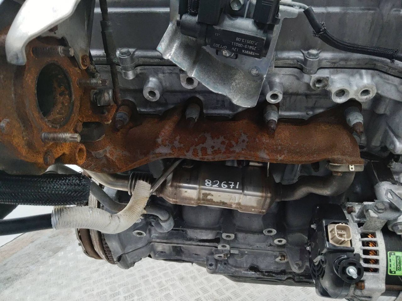 коллектор выпускной Toyota Auris 1 поколение 2007, 2.0 л., дизель, МКПП
