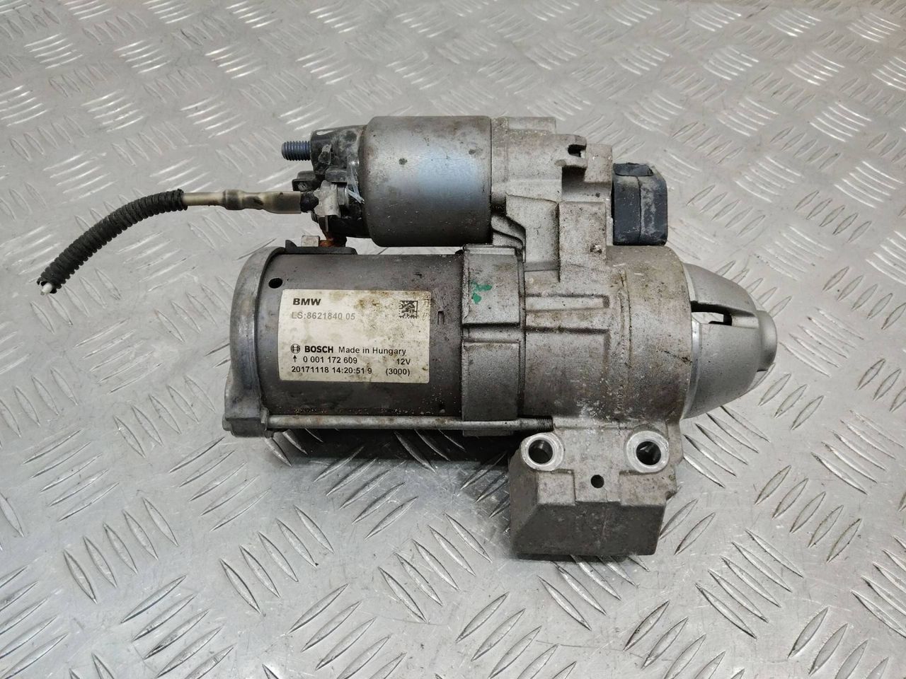 стартер BMW 5 серия G30/G31 2017, 3.0 л., бензин, АКПП, 0001172609, 8621840