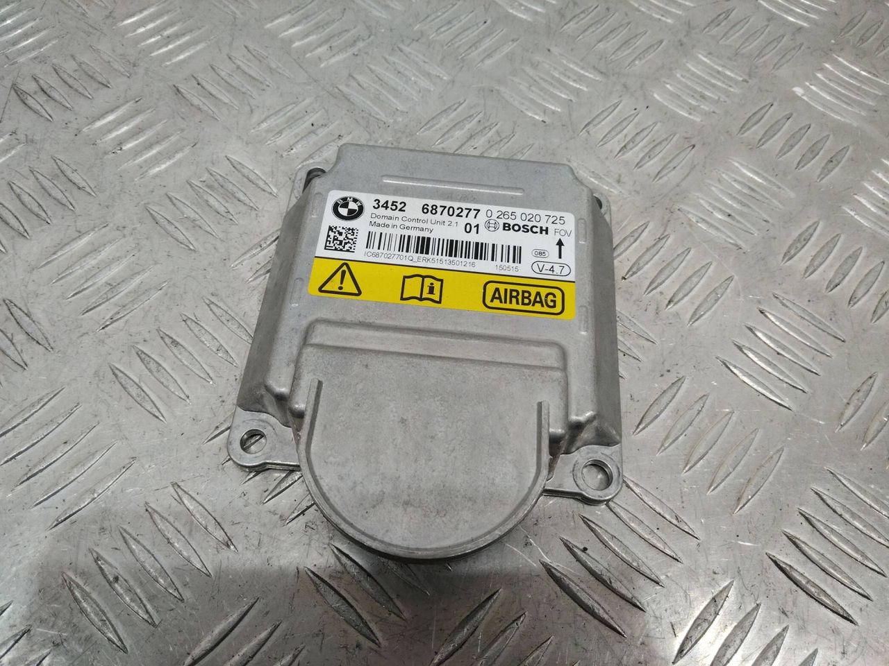 блок AirBag BMW X5 F15 2015, 6870277, 0265020725
