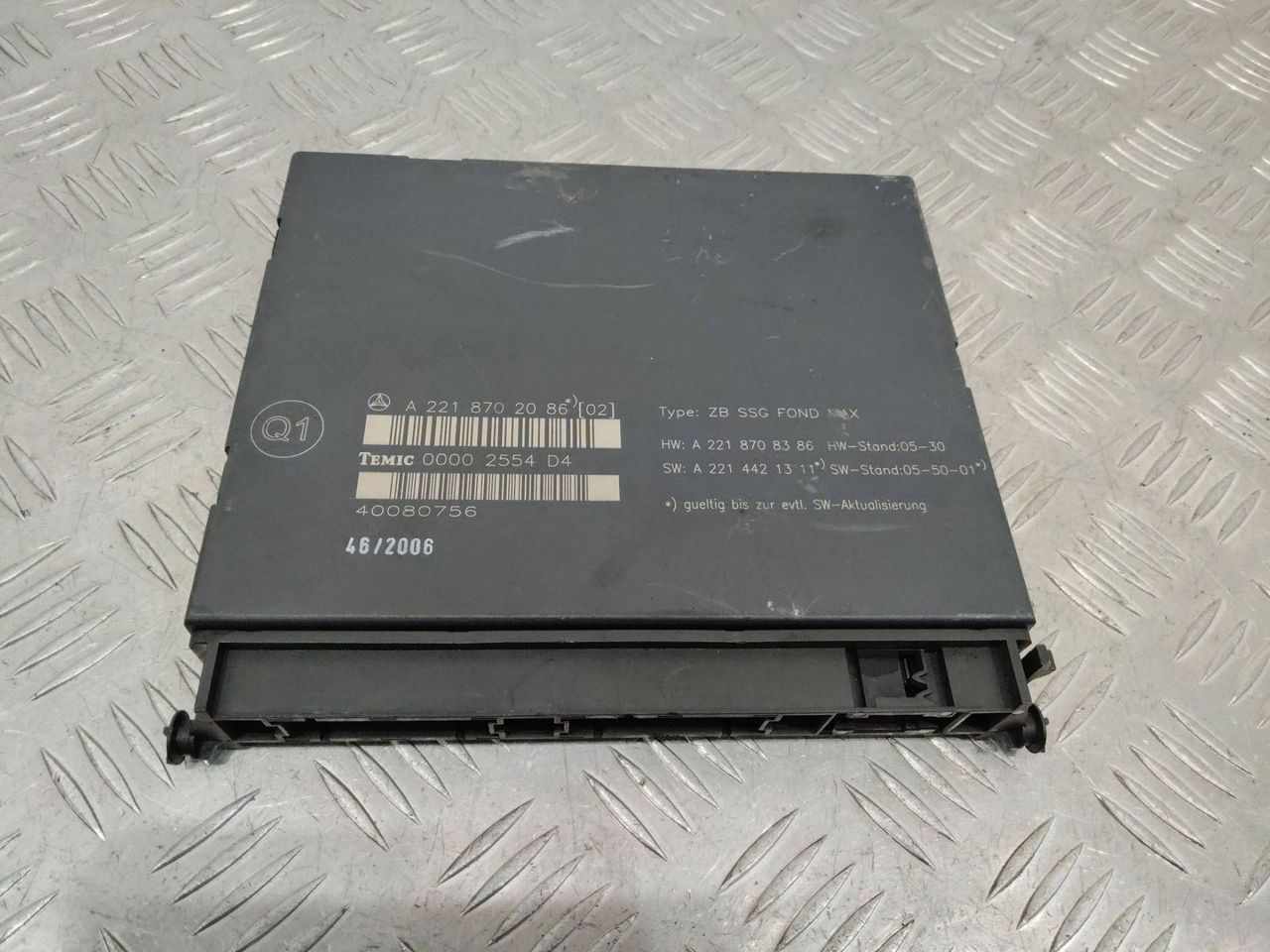 блок управления сиденьем Mercedes-Benz S-Класс W221 2006, A2218702086