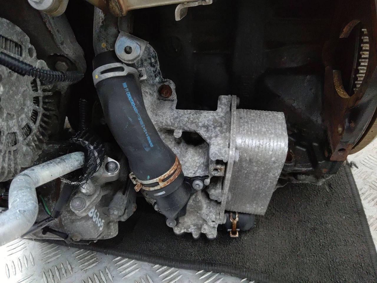 теплообменник масляного фильтра Renault Laguna 3 поколение 2011, 2.0 л., дизель, МКПП