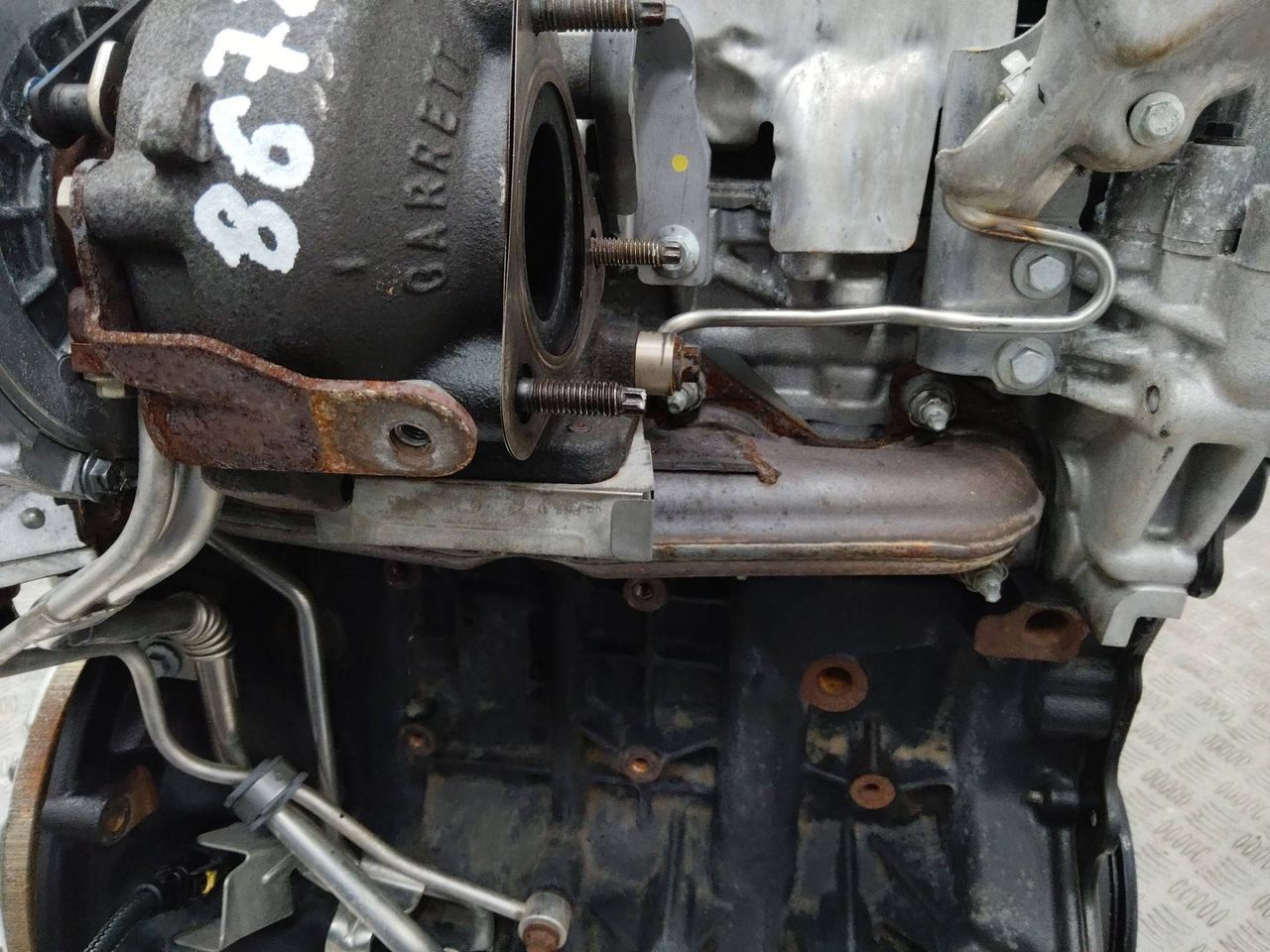 коллектор выпускной Renault Laguna 3 поколение 2011, 2.0 л., дизель, МКПП