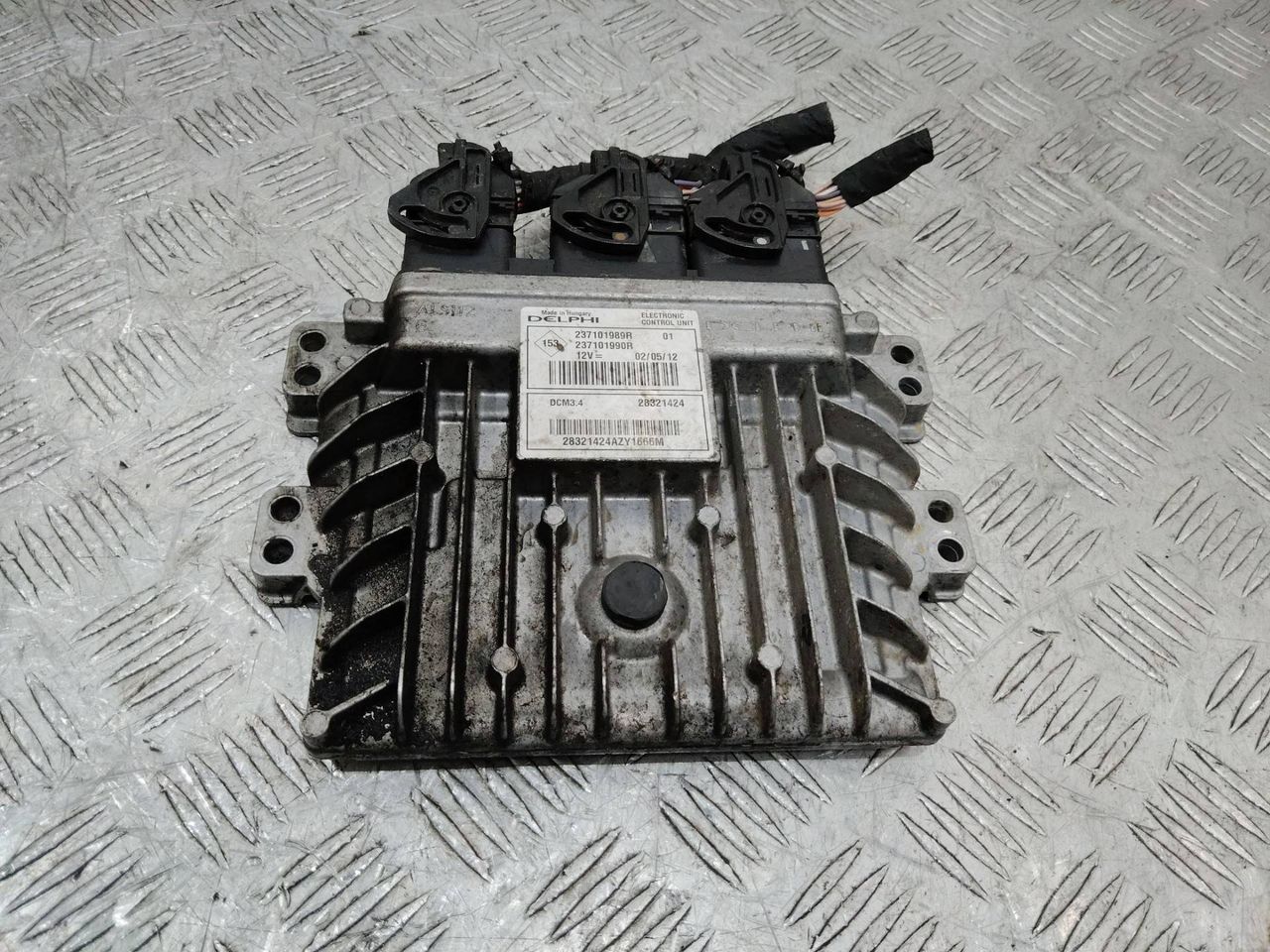 блок управления двигателем Renault Clio 3 поколение [рестайлинг] 2012, 1.5 л., дизель, МКПП, 237101989R
