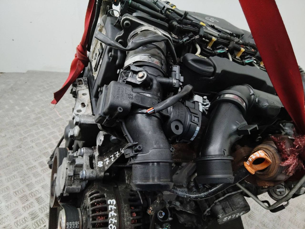 заслонка дроссельная Peugeot 207 1 поколение 2009, 1.6 л., дизель, МКПП, 9660030380