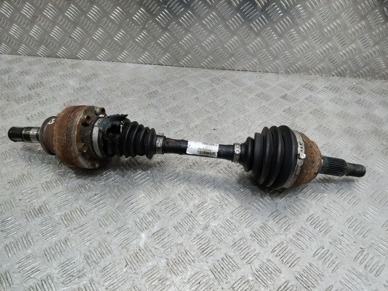 полуось передняя левая (приводной вал, ШРУС) Audi Q7 4L 2006, 7L0407271