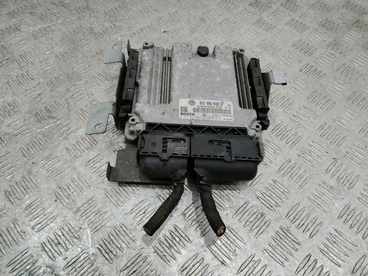 блок управления двигателем Volkswagen Caddy 3 поколение 2007, 2.0 л., BST, дизель, МКПП, 03G906016