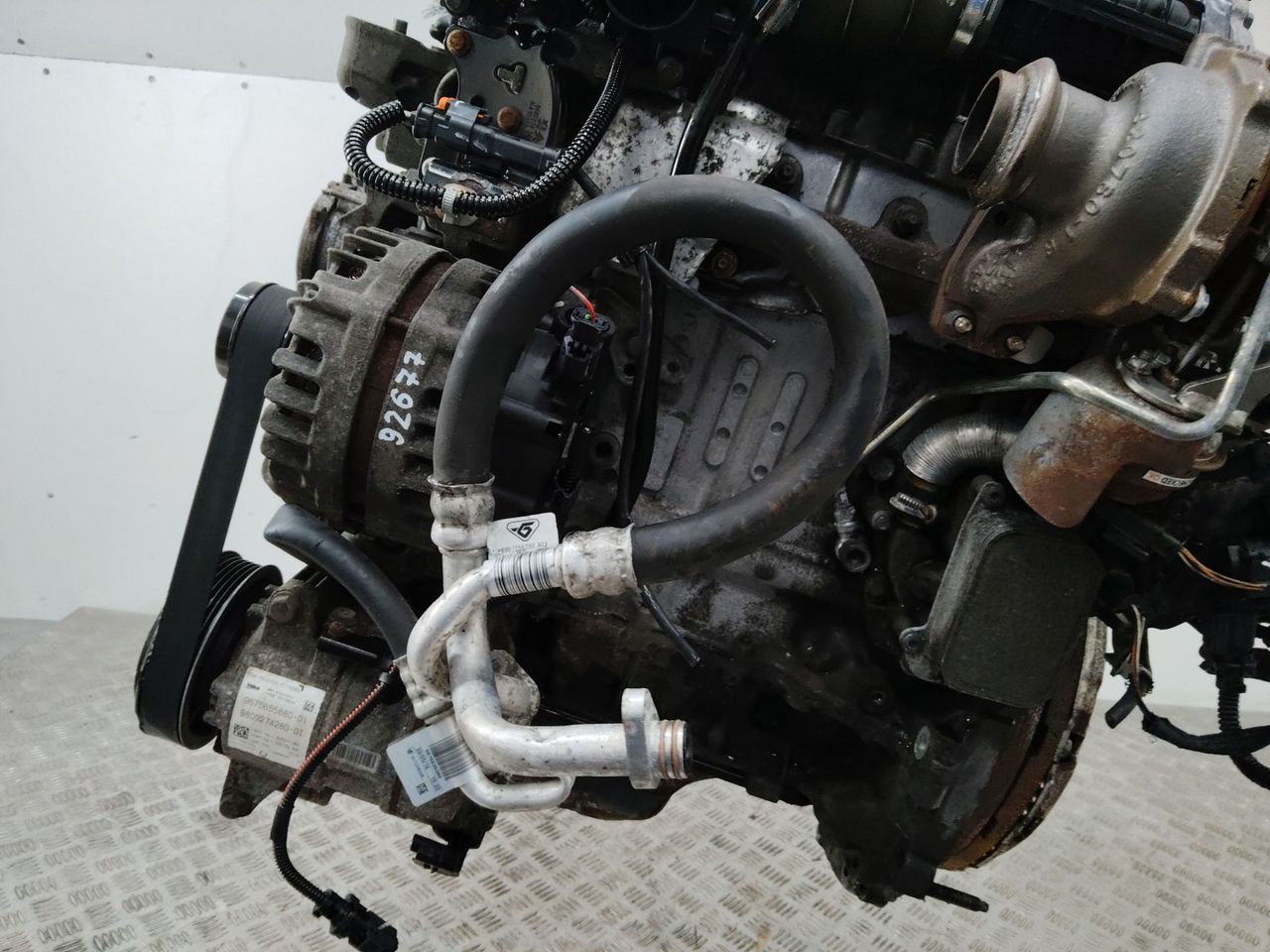 трубка кондиционера Peugeot 308 T9 2016, 1.6 л., дизель, МКПП, 9807256280