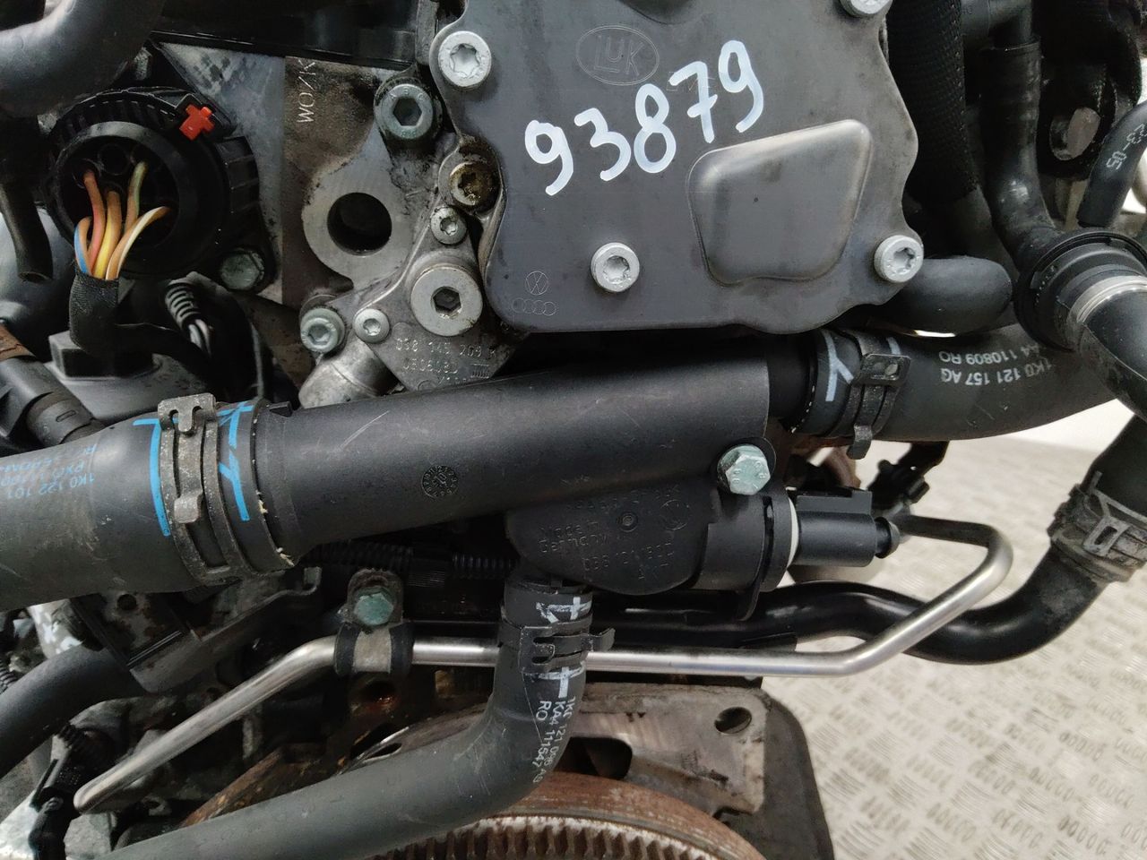 корпус термостата Volkswagen Passat B6 2006, 1.9 л., BKC, дизель, МКПП, 038121132