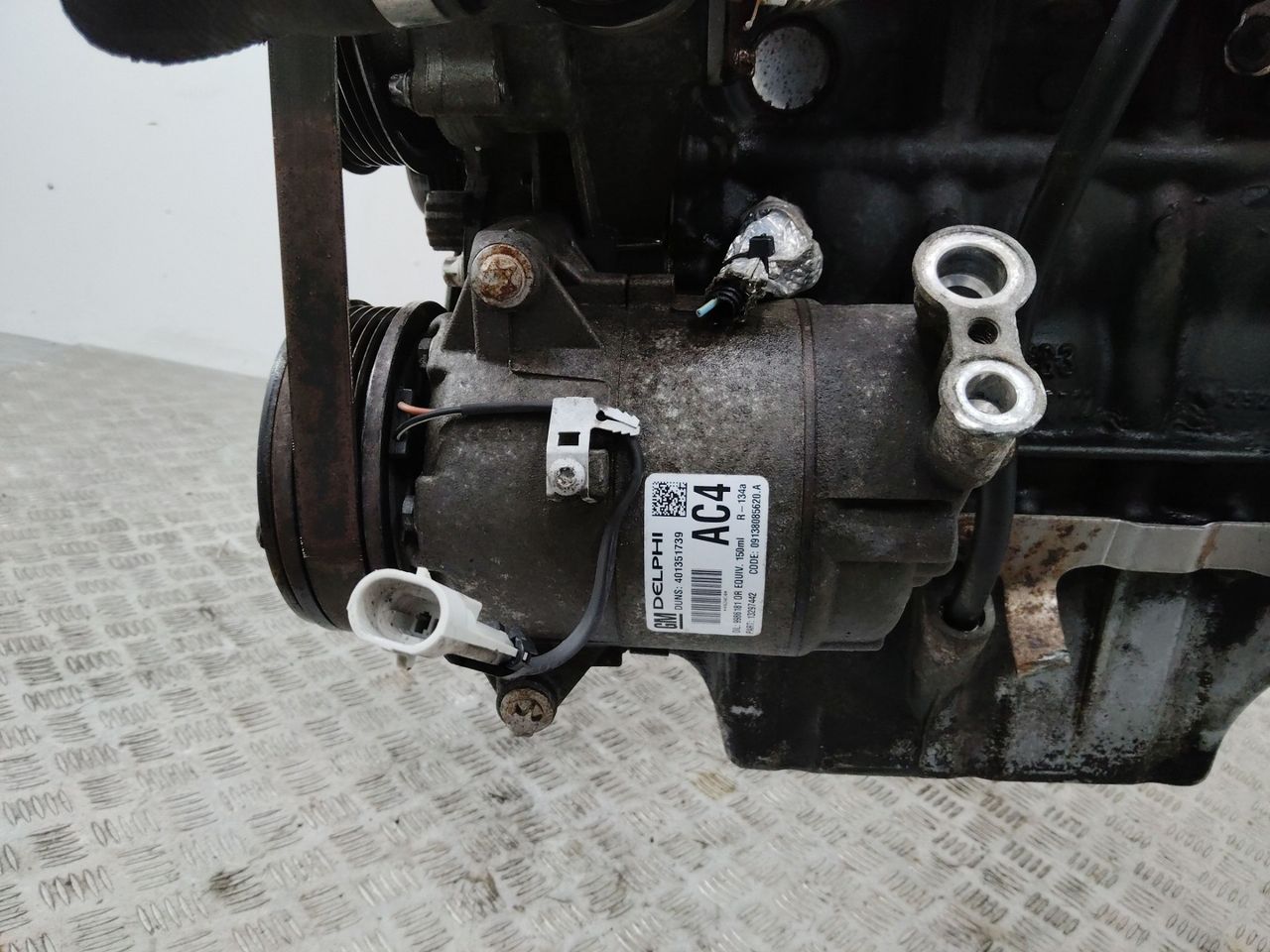 компрессор кондиционера Opel Zafira 2 поколение (B) [рестайлинг] 2008, 1.6 л., бензин, МКПП, 13297442