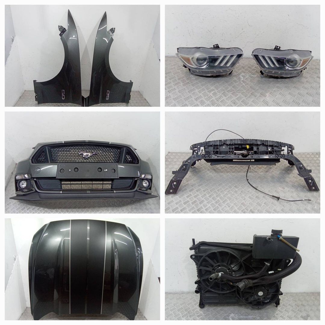 передняя часть (ноускат) Ford Mustang 6 поколение S550 2015, купе, FR3B13005B, FR3B13006B, FR3B8N301AD