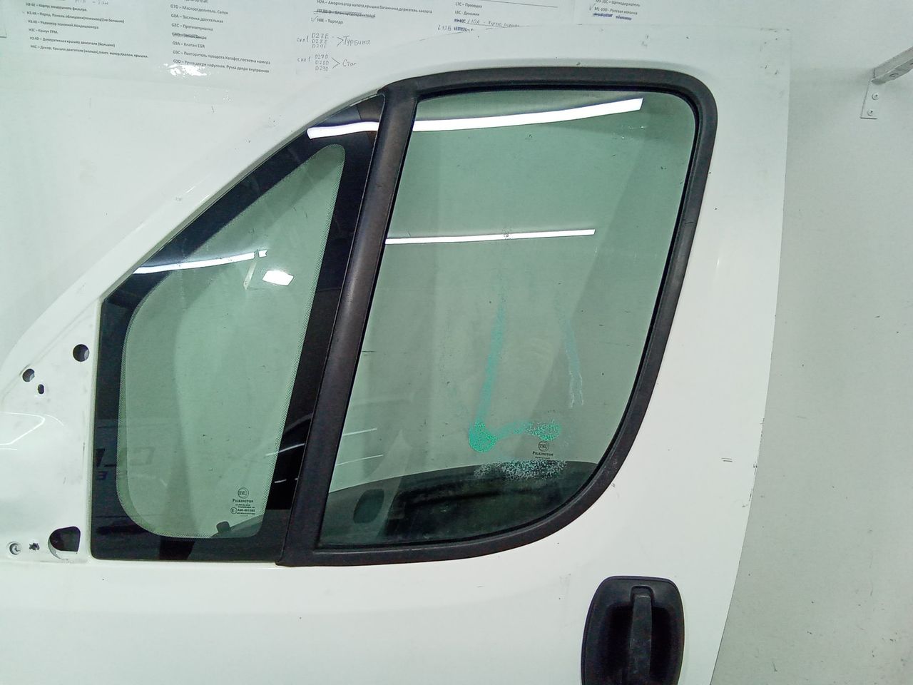 стекло двери передней левой Fiat Ducato 3 поколение 2013