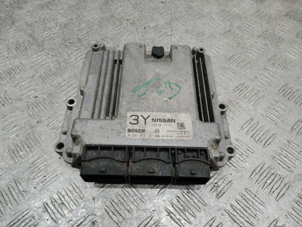 блок управления двигателем Nissan Qashqai 1 поколение 2008, 23710JD78D