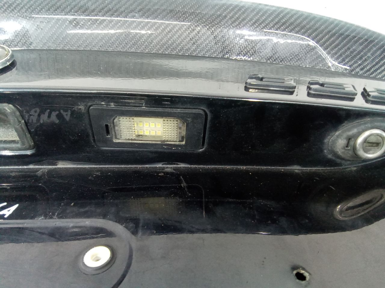 подсветка номера BMW 3 серия E90/E91/E92/E93 2007, кабриолет