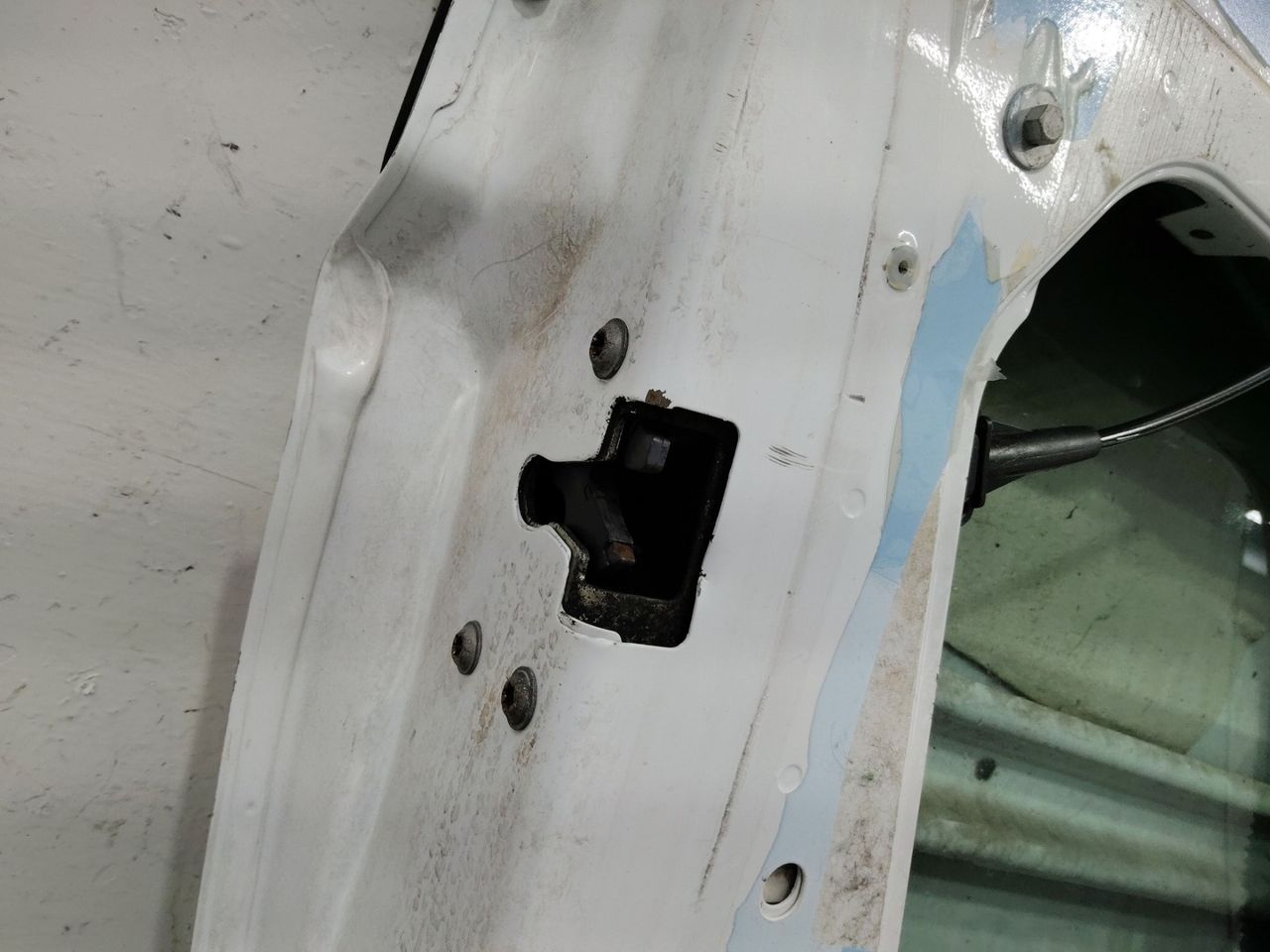 замок двери передней левой Ford Transit 7 поколение 2007