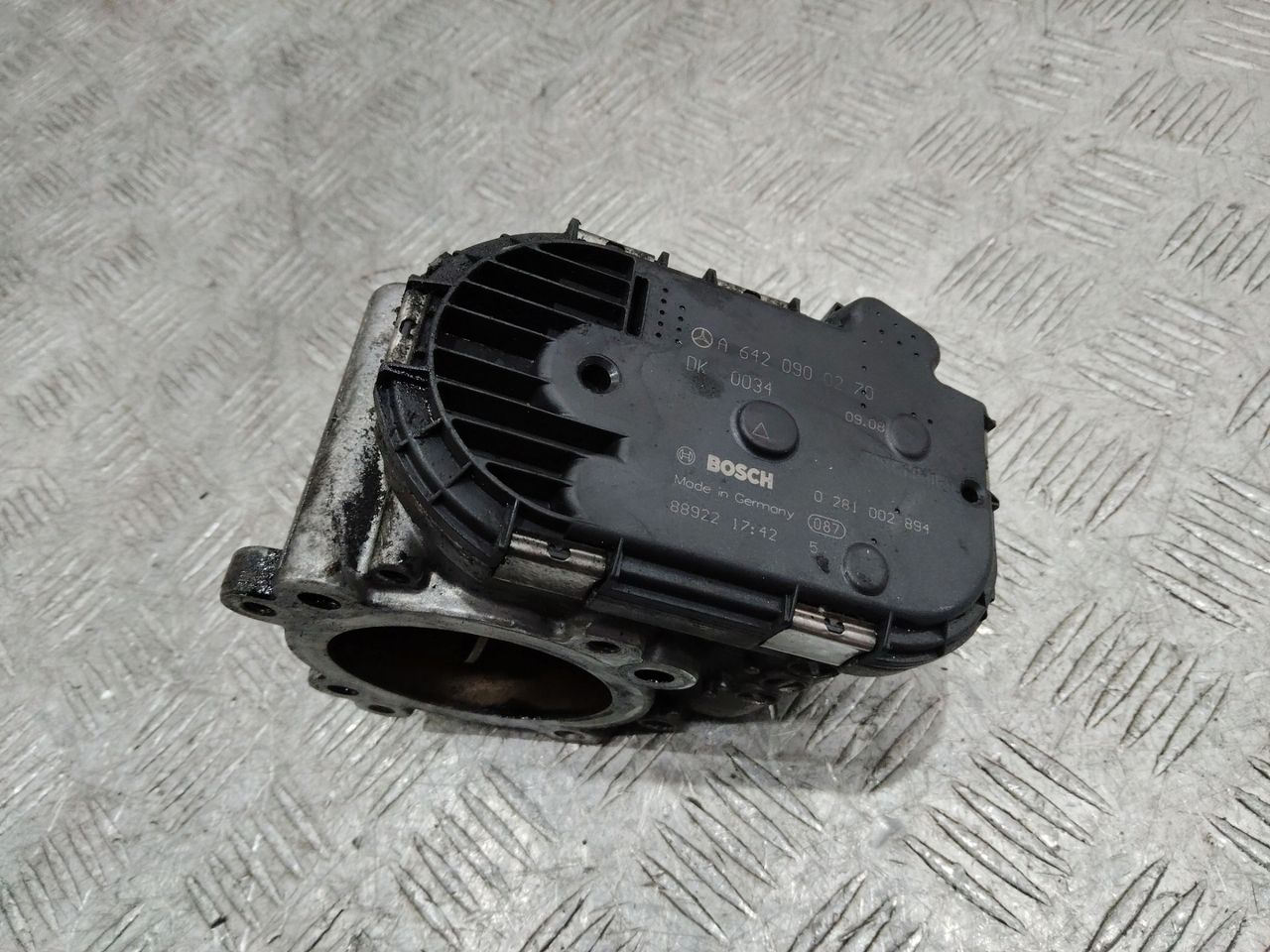 заслонка дроссельная Mercedes-Benz S-Класс W221 2008, 3.0 л., OM 642.930, дизель, АКПП, A6420900270