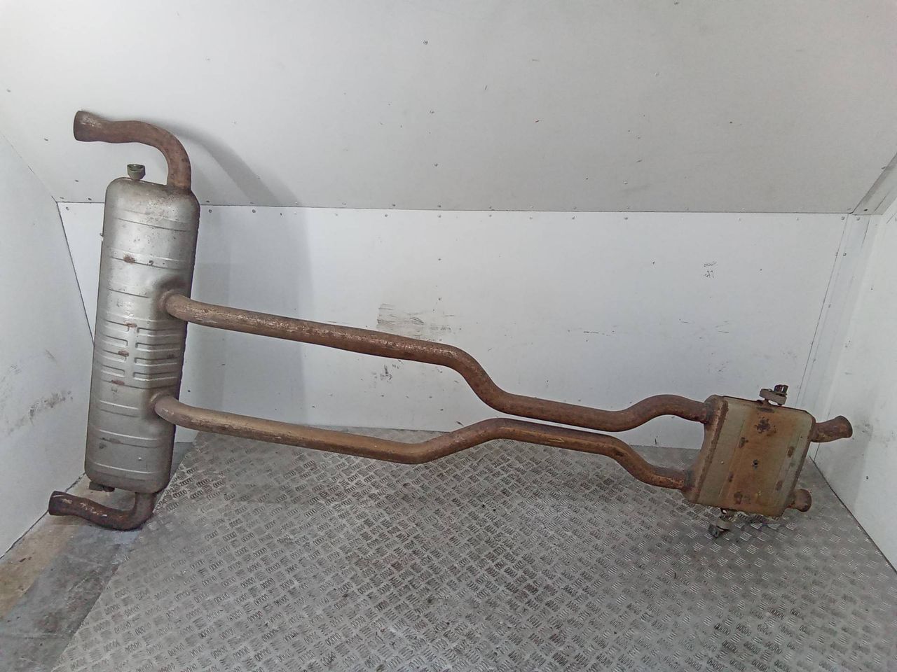 глушитель Mercedes-Benz GL-Класс X166 2016, A1664901001, A1664902601