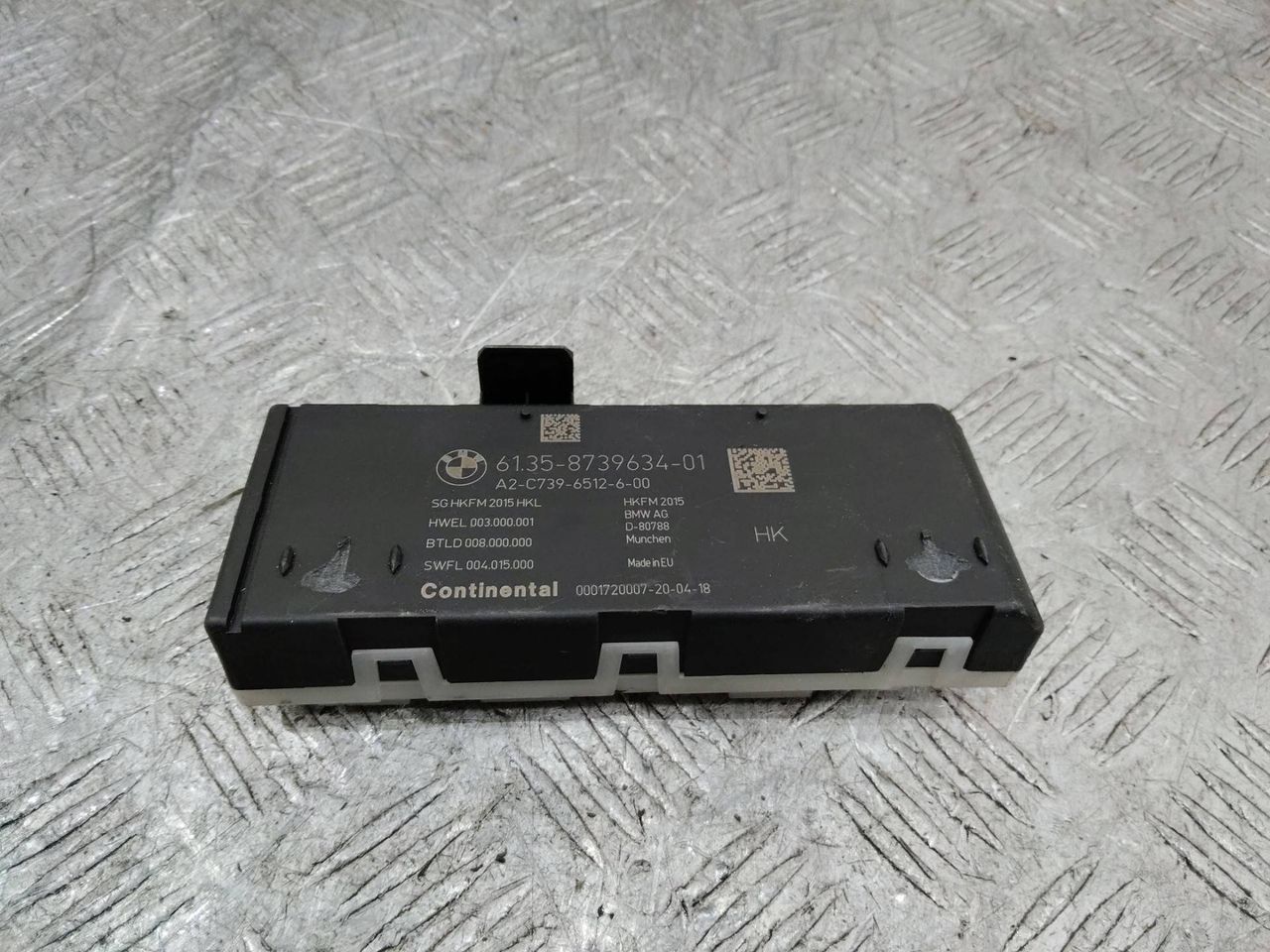 блок управления крышкой багажника BMW 7 серия G11/G12 2018, 8739634, 6135873963401