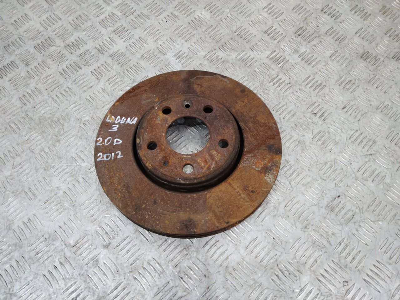 диск тормозной передний Renault Laguna 3 поколение 2012, 2.0 л., дизель