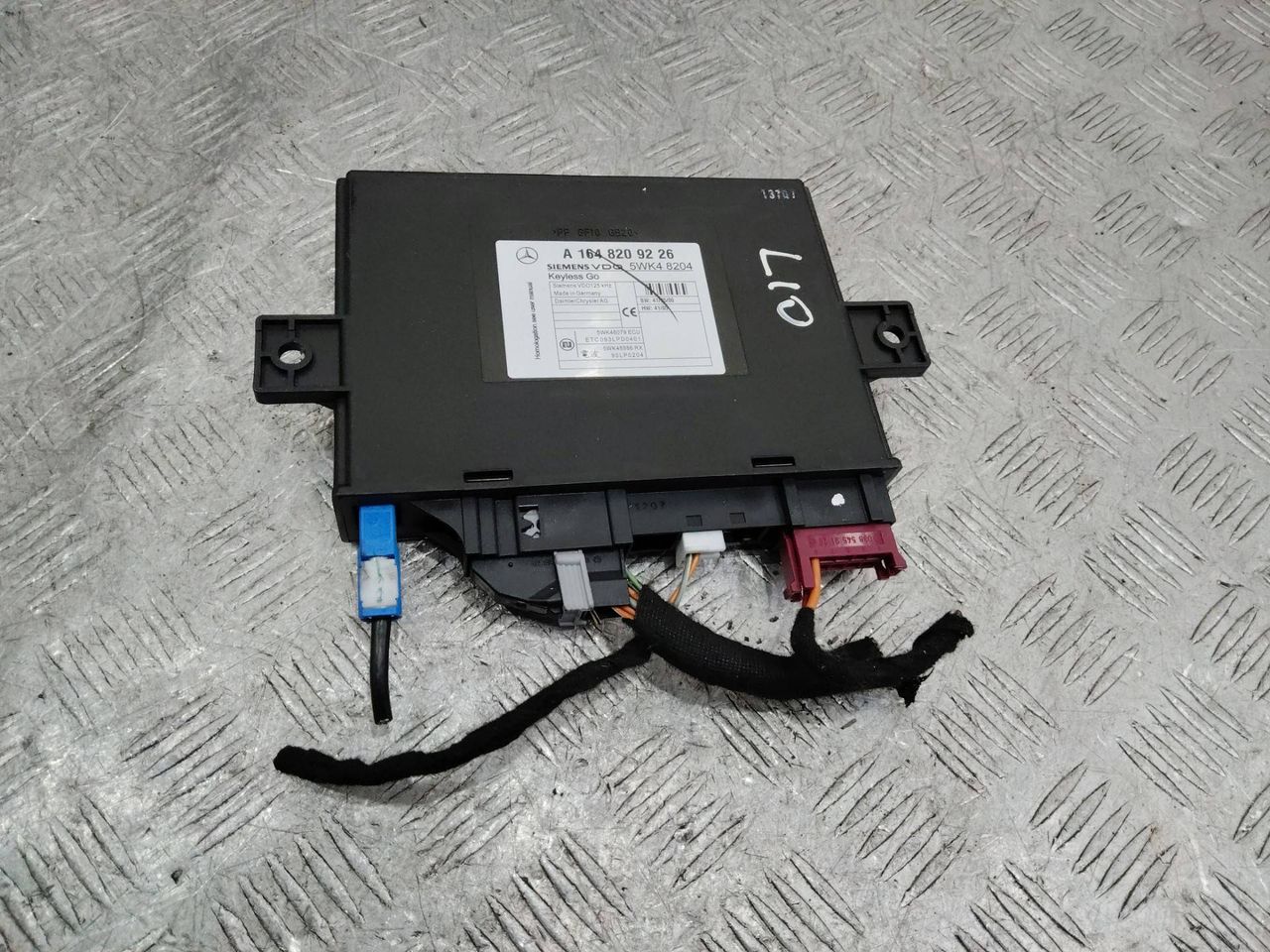 Блок управления бесключевым доступом Mercedes-Benz M-Класс W164 2007, A1648209226