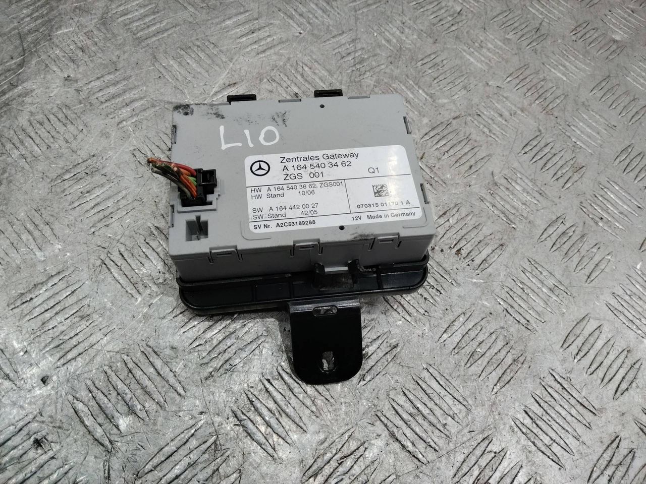 блок управления центральным замком Mercedes-Benz M-Класс W164 2007, A1645403462