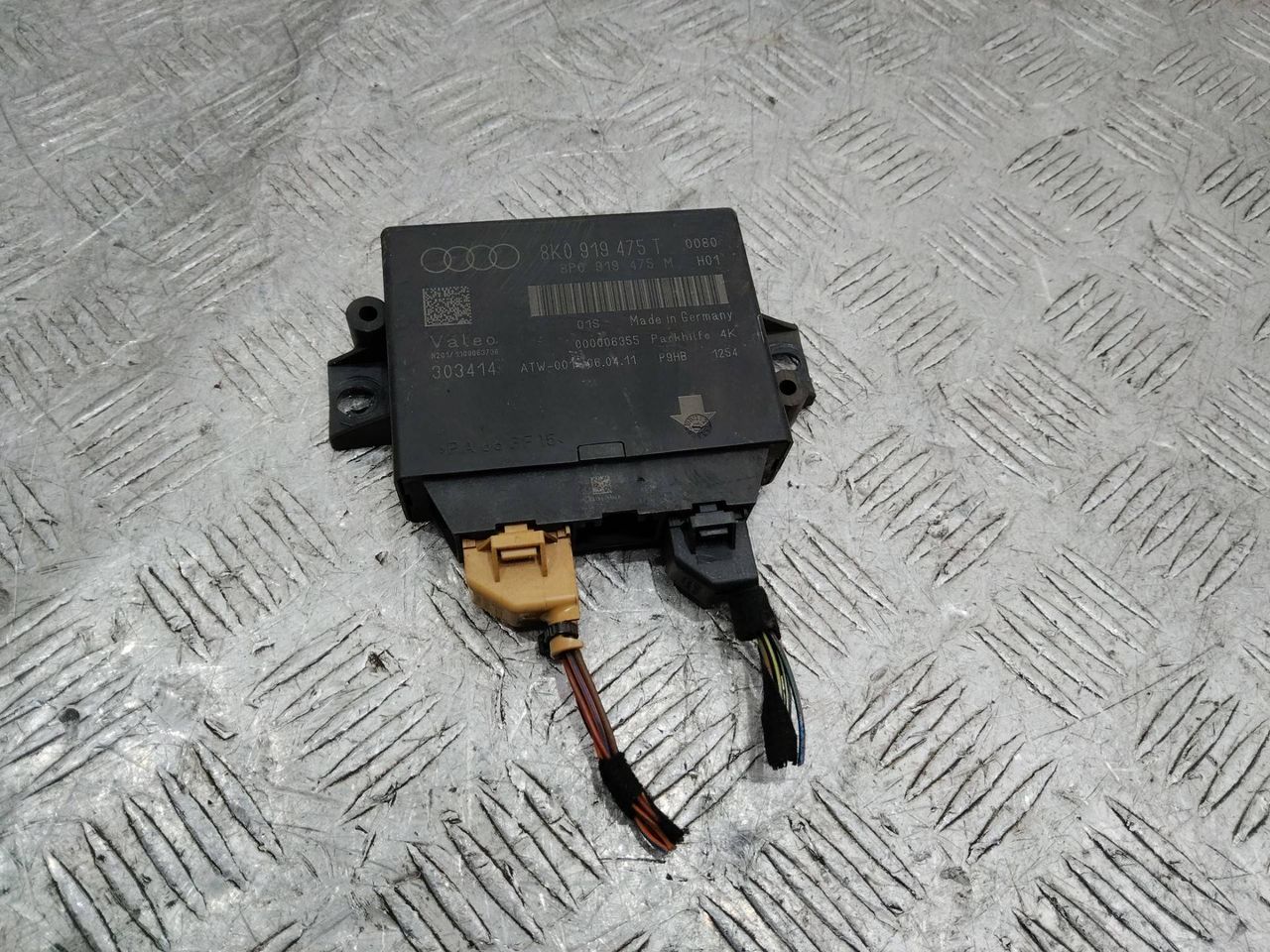 блок управления парктрониками Audi Q5 8R 2011, 2.0 л., дизель, 8K0919475T, 8K0919475M