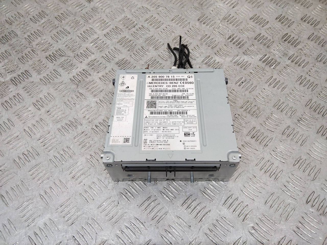 магнитола Mercedes-Benz C-Класс W205/S205/C205 2016, A2059007815