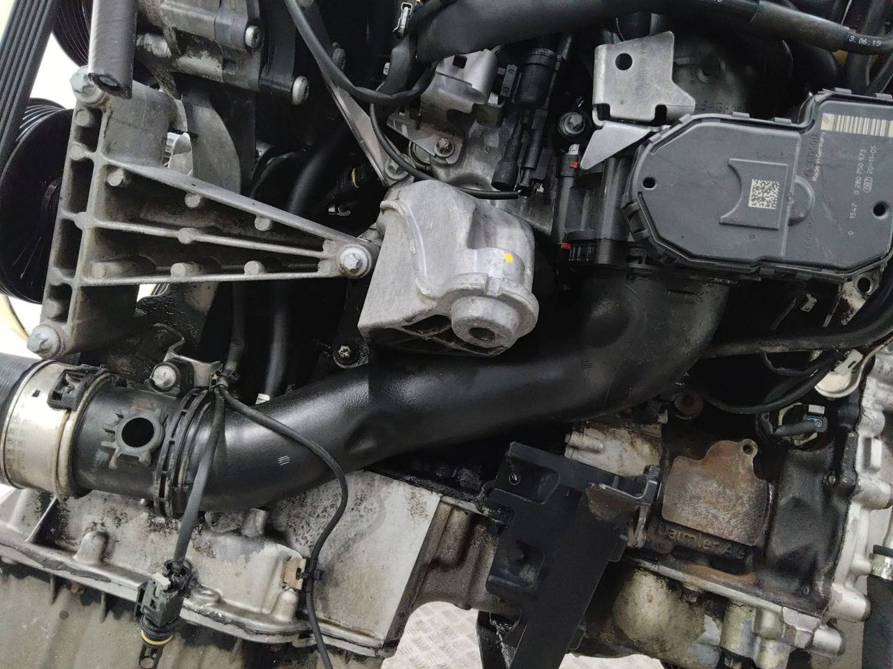 патрубок интеркулера Mercedes-Benz Sprinter 2 поколение (W906) 2013, 2.2 л., дизель