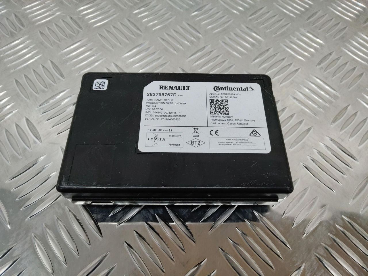 блок управления (другие) Renault Megane 4 поколение 2019, 282755767R, A2C9583741601