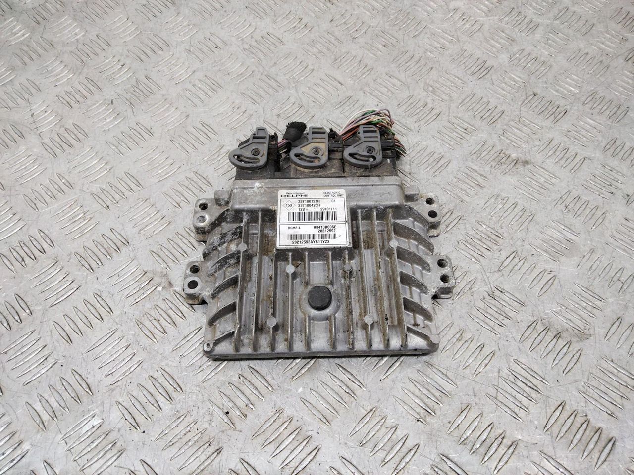 блок управления двигателем Renault Megane 3 поколение 2011, 237100121R, 237100425R