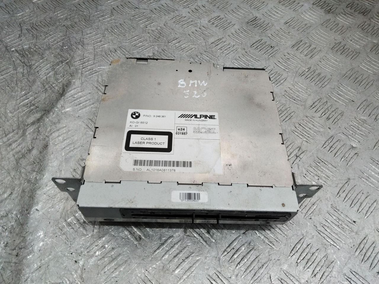 магнитола BMW 5 серия F07/F10/F11 2010, 9248361