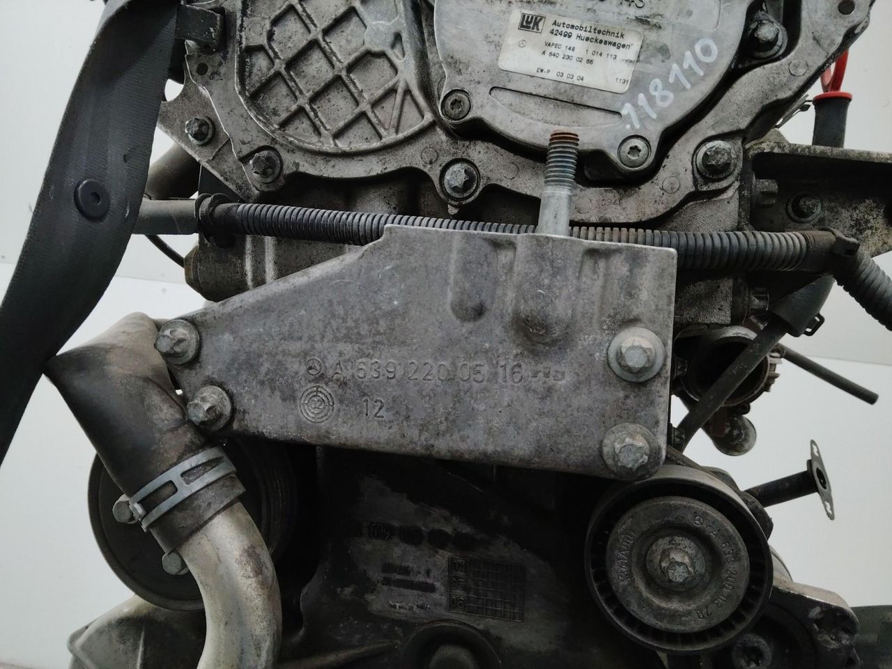 кронштейн двигателя Smart Forfour 1 поколение 2004, 1.5 л., OM 639.939, дизель, МКПП, A6392200516